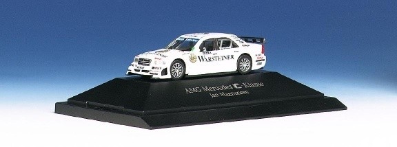 Mercedes-Benz AMG C 180 advertising print: Warsteiner Start number 3