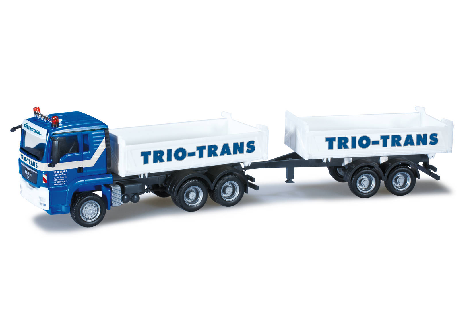 MAN TGS L Meiller Tandem-Hängerzug "Trio-Trans"