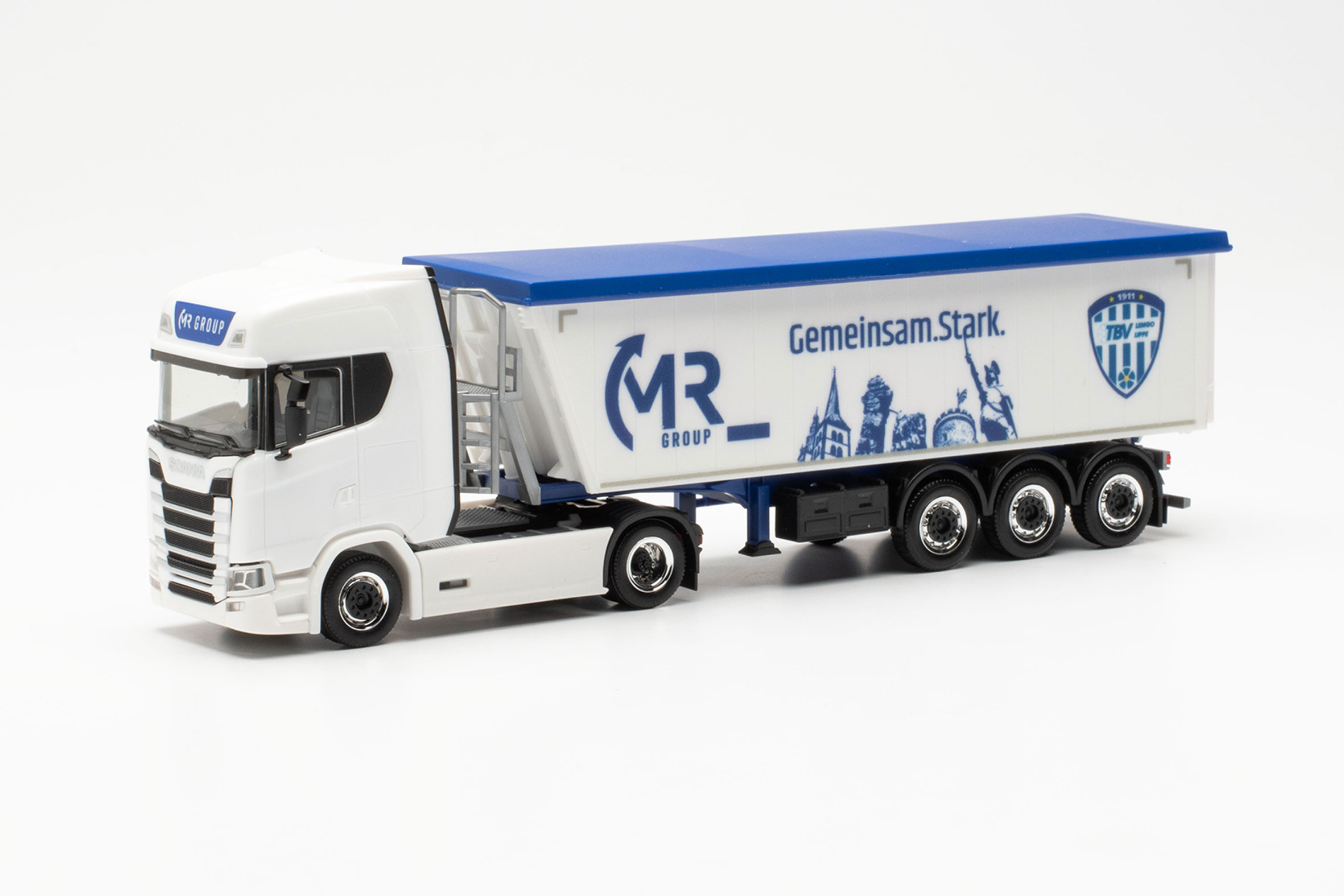 Scania CS 20 HD Stöffelliner semitrailer "MR Group"