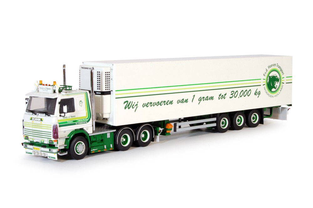 Scania 142 6x4 refrigerated semitrailer "P.v.d. Hoeven"