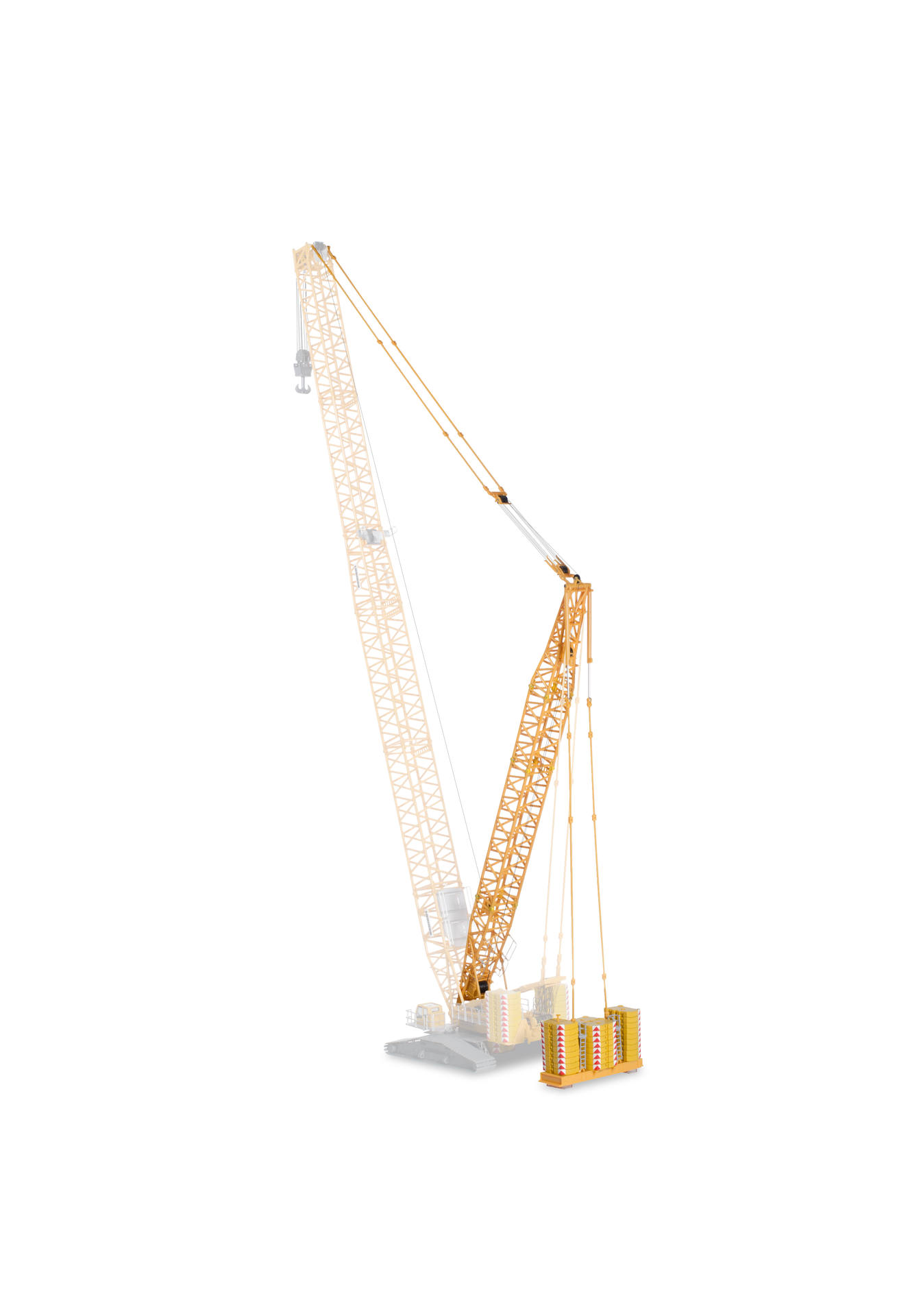 Bausatz Derrick für Liebherr Raupenkran LR 1600/2, gelb (Limitierte Auflage)