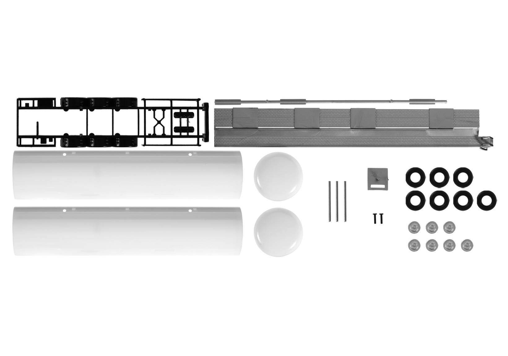 Tank semitrailer, white. Content: 2 pcs.