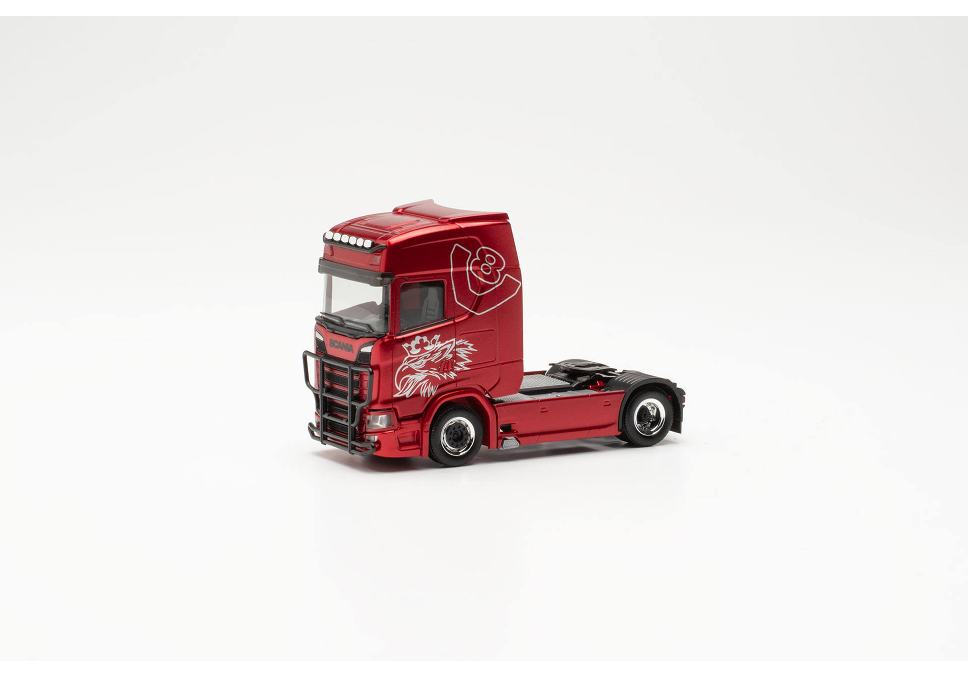 Scania CS 20 HD rigid tractor 2axles, redmetallic
