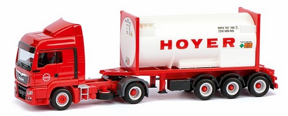 Man TGS LX Tankcontainer-Sattelzug 2a/3a