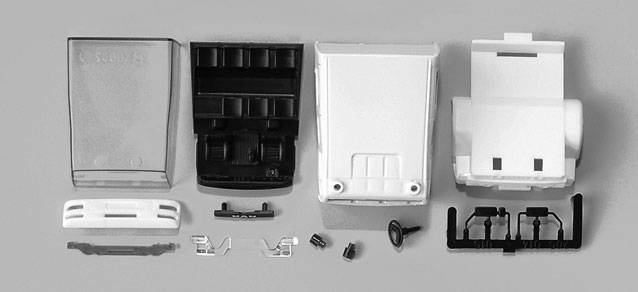 Crew cabin MAN L2000 LF 20/16 white Content: 2 pcs.