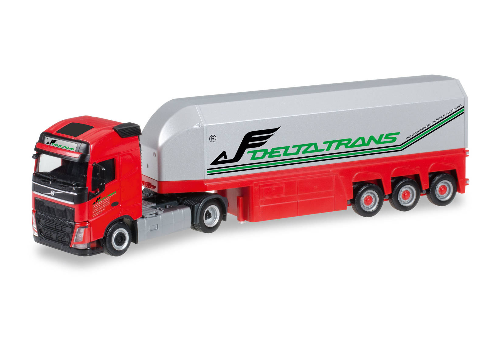 Volvo FH GL glass transporter semitrailer "Deltatrans" (PL)