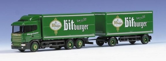 Scania 124 HL beer case trailer train 3A/2A