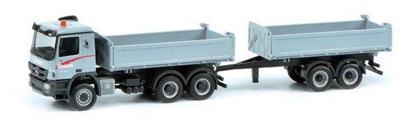 Mercedes-Benz Actros M´08 FH No.109 Building Kipper Tandem hanger train Meiller 3a/2a