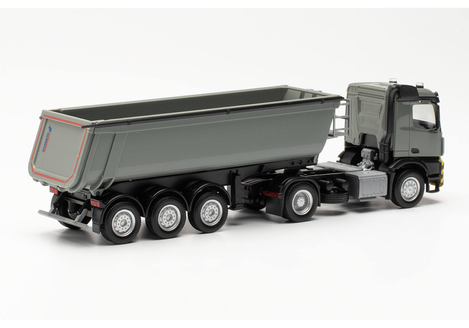 Herpa Mercedes-Benz Arocs M Schmitz Cargobull dump semitrailer, grau ...