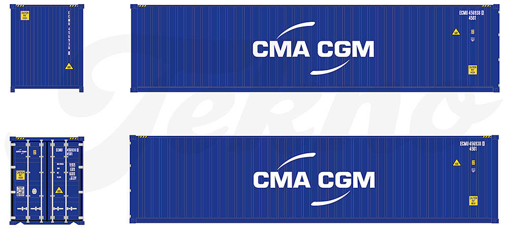 TB 40 ft. Container "CMA/CGM"