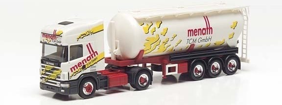 Scania 124 TL Kippsilo saddle train 2A/3A
