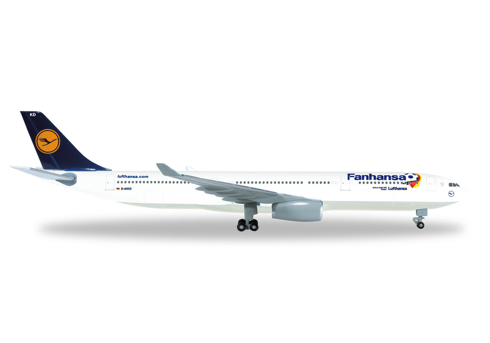 Lufthansa Airbus A330-300 "Fanhansa"; will not be produced