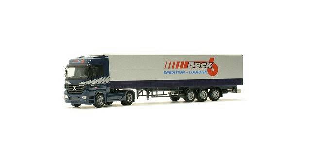 Mercedes-Benz Actros LH curtain canvas semitrailer "Beck"
