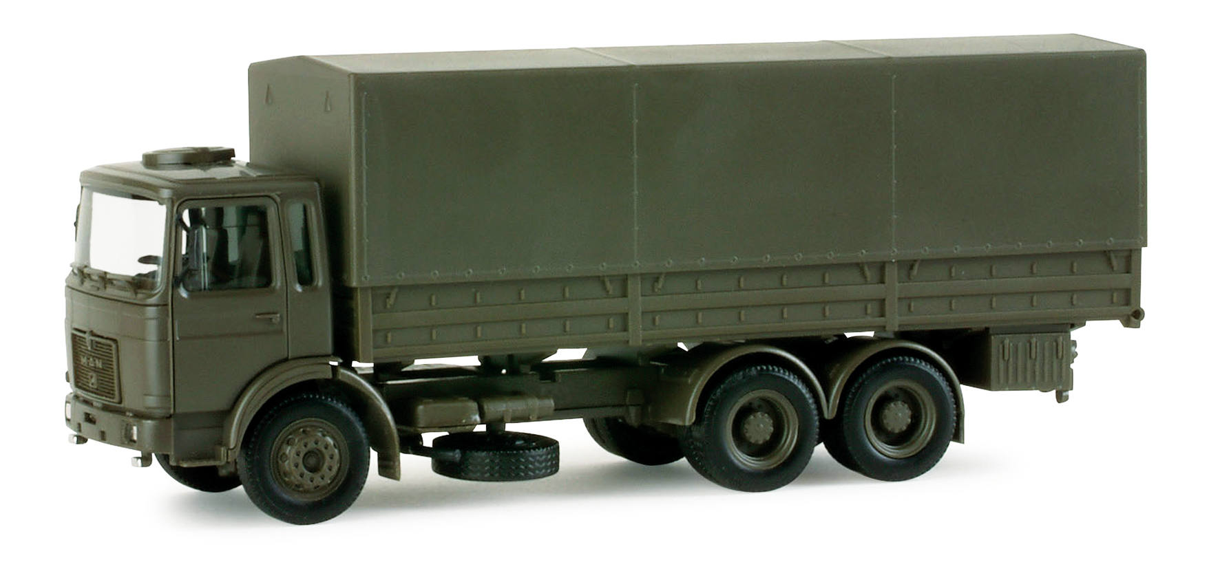 MAN truck 10t with canvas olive