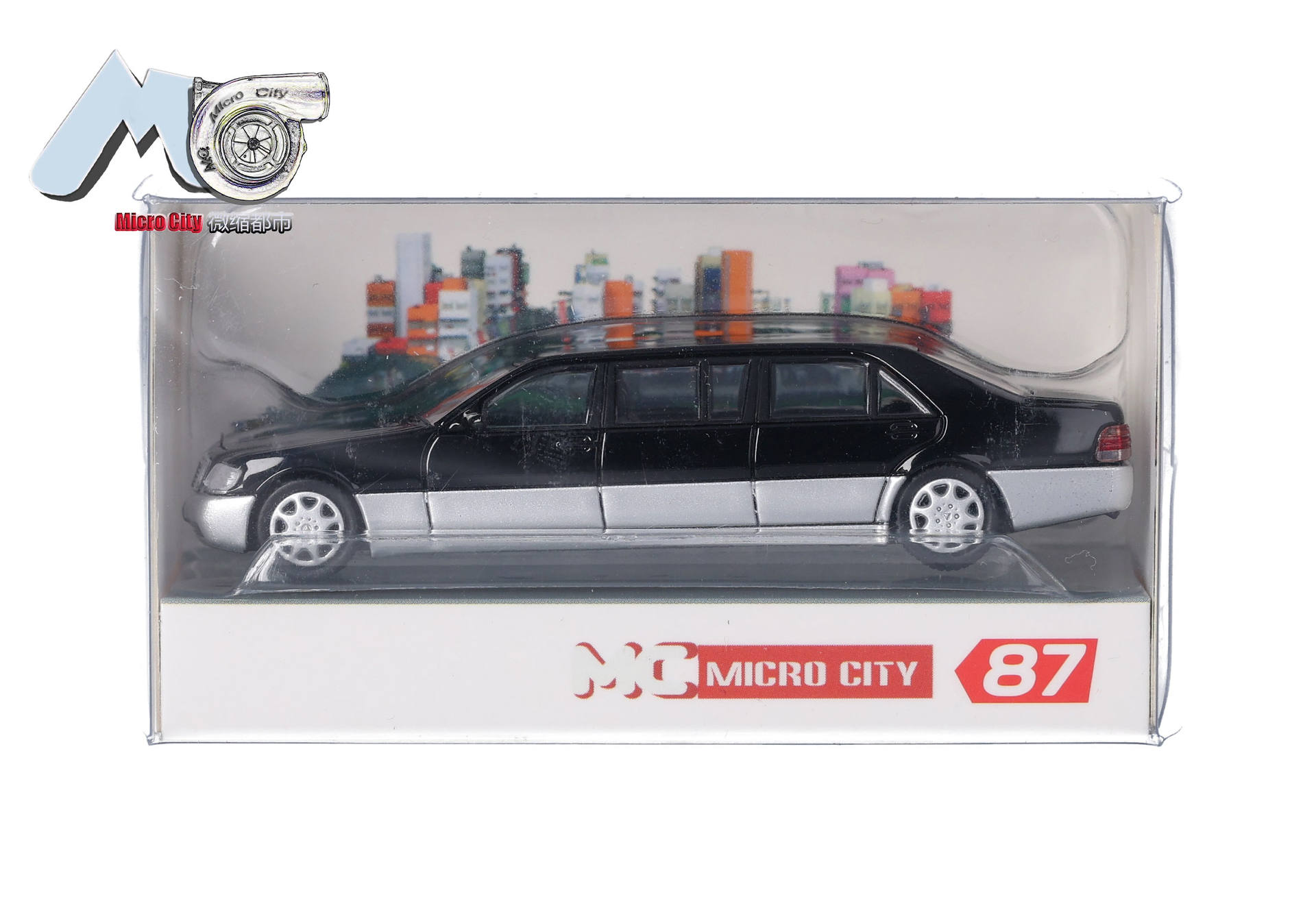 MicroCity: Mercedes-Benz S600 Pullman, black/silver