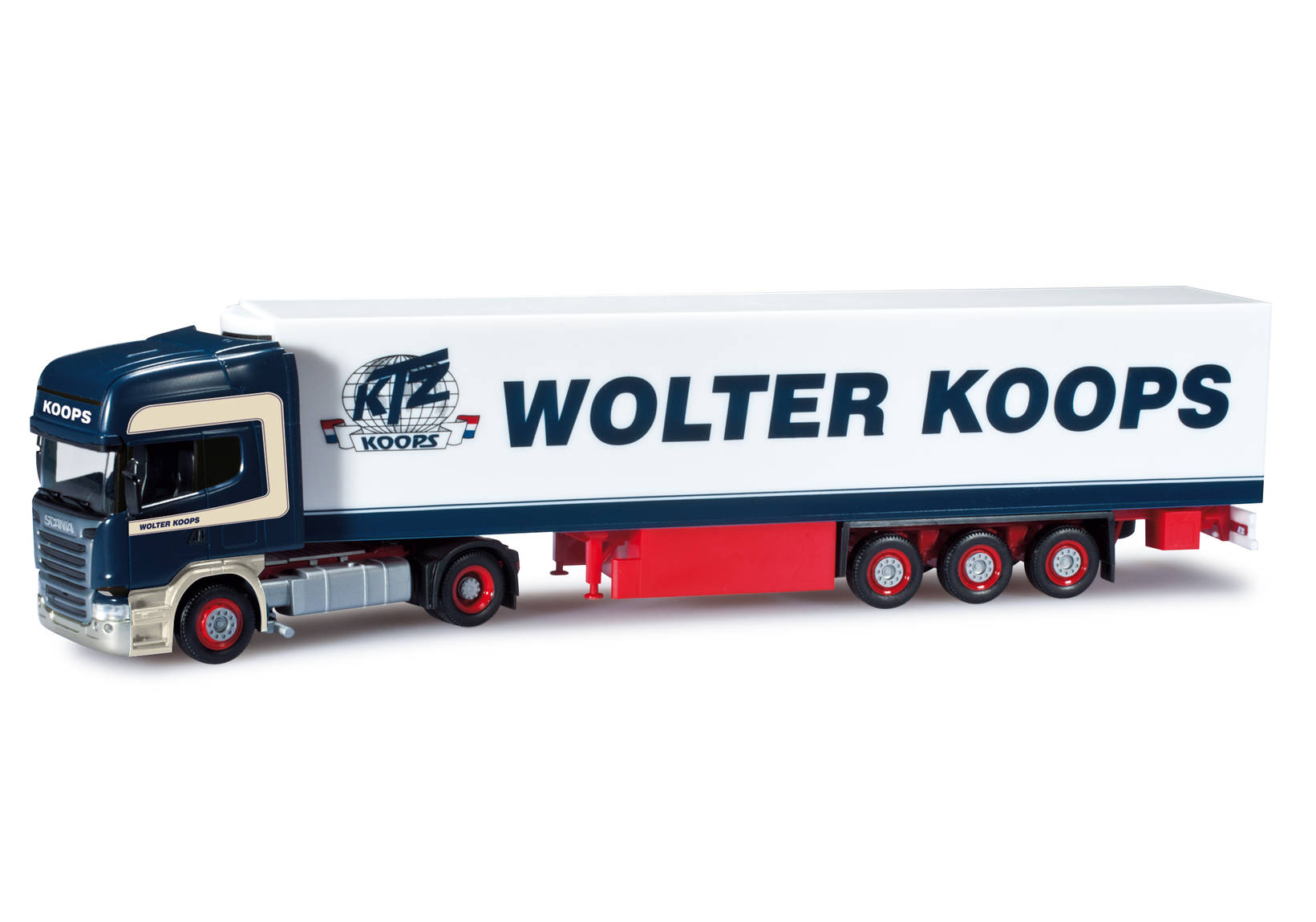 Scania R TL Kühlkoffer-Sattelzug "Wolter Koops" (NL)