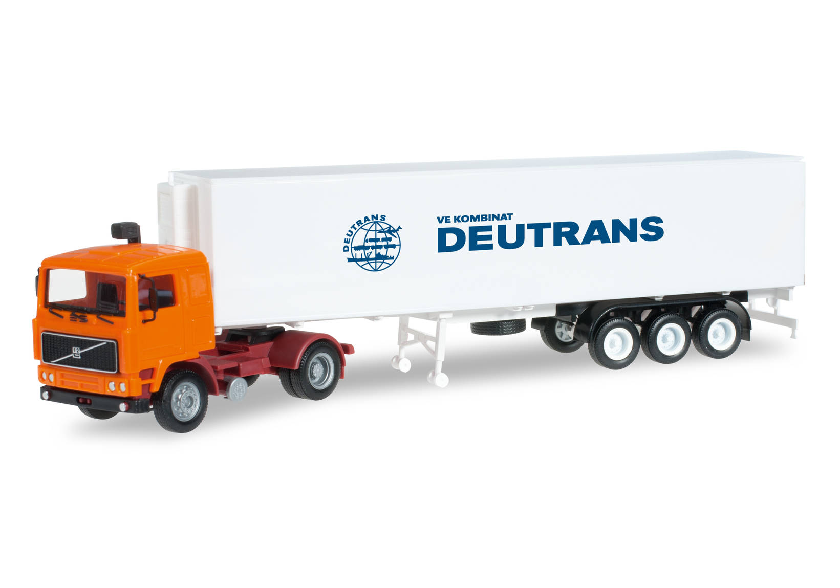Volvo F 12 refrigerated box trailer "Deutrans"