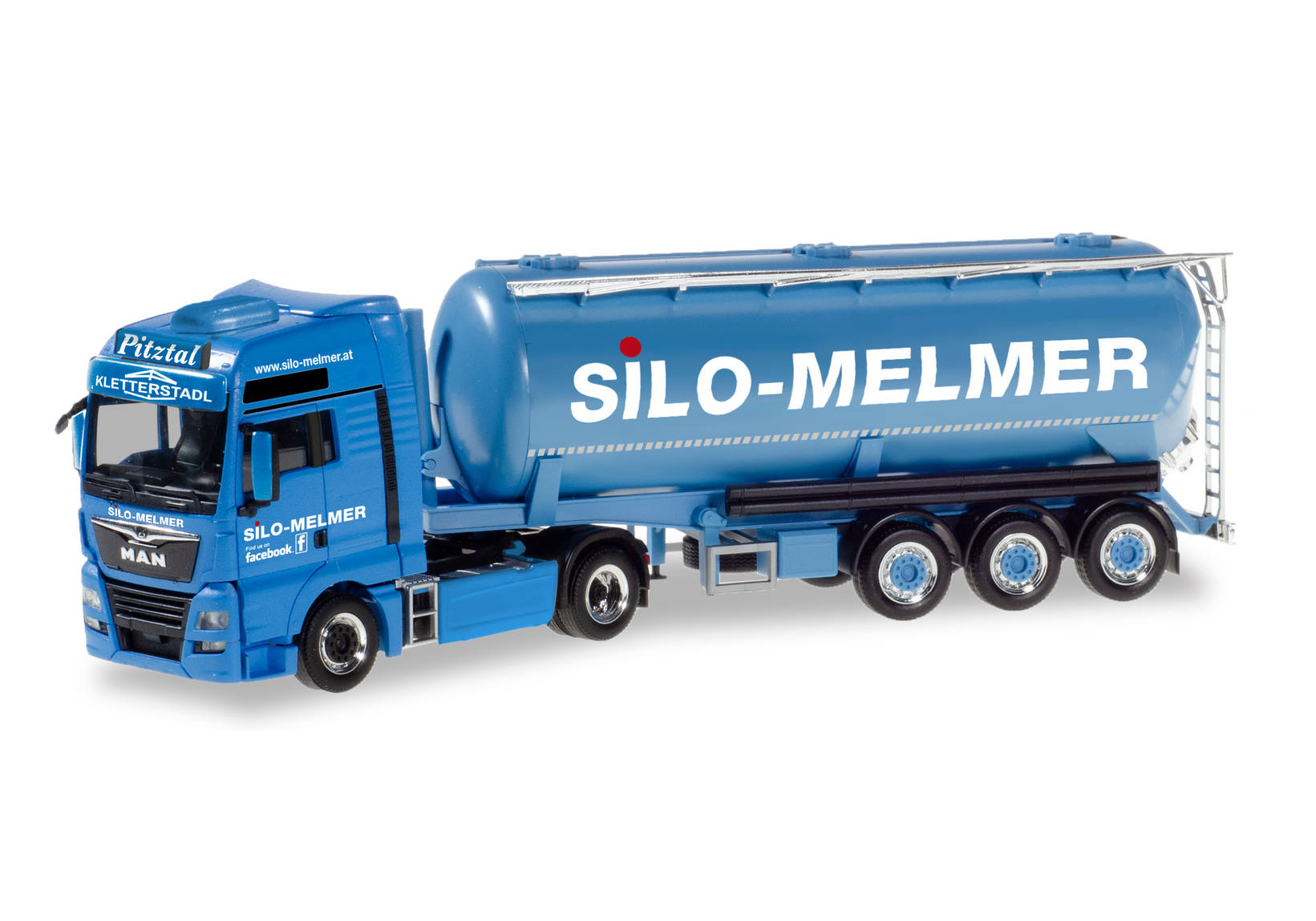 MAN TGX XXL Euro 6c silo semitrailer "Silo Melmer/ Kletterstadl"(A)