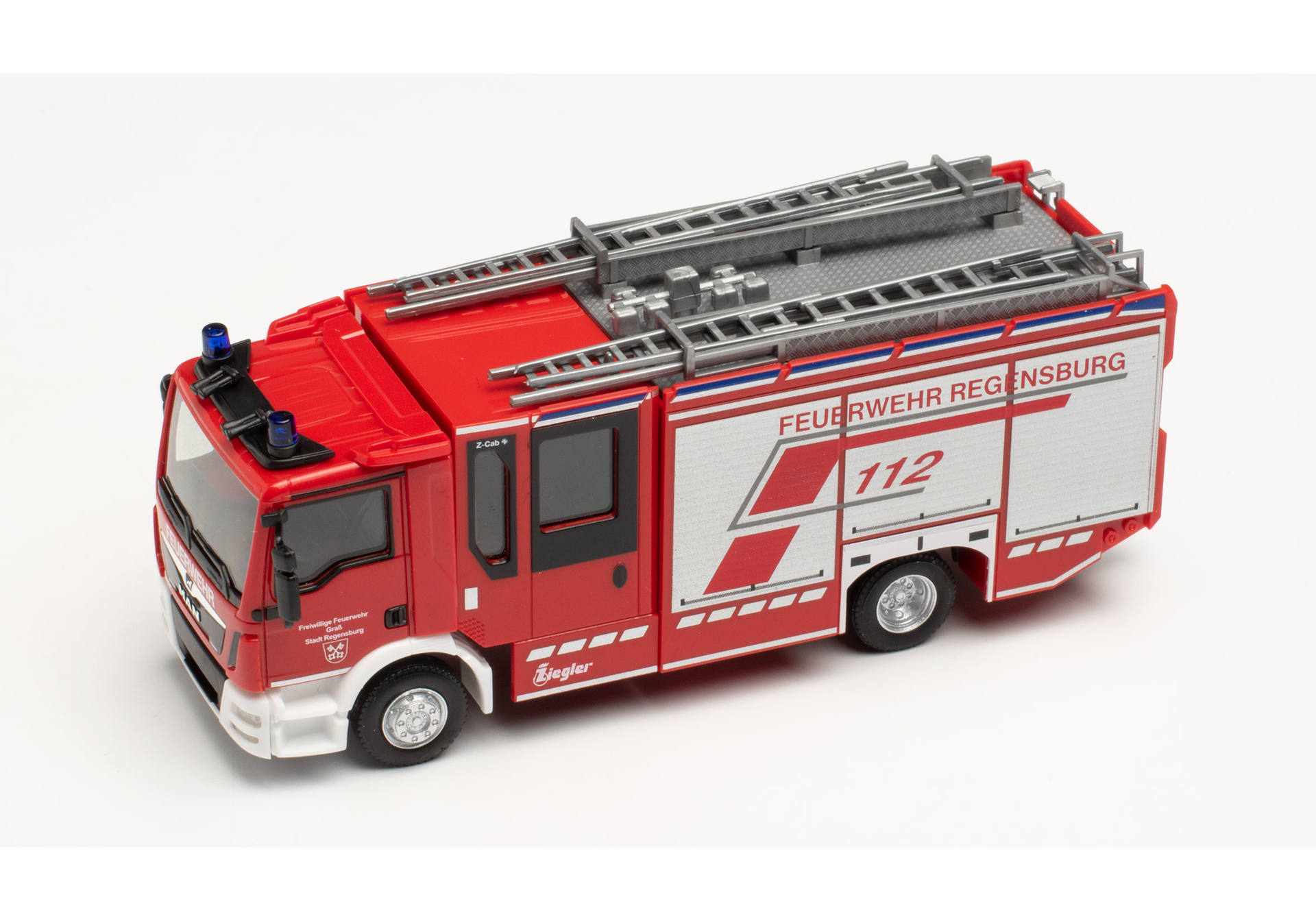 MAN TGM auxiliary firefighting vehicle Regensburg fire department