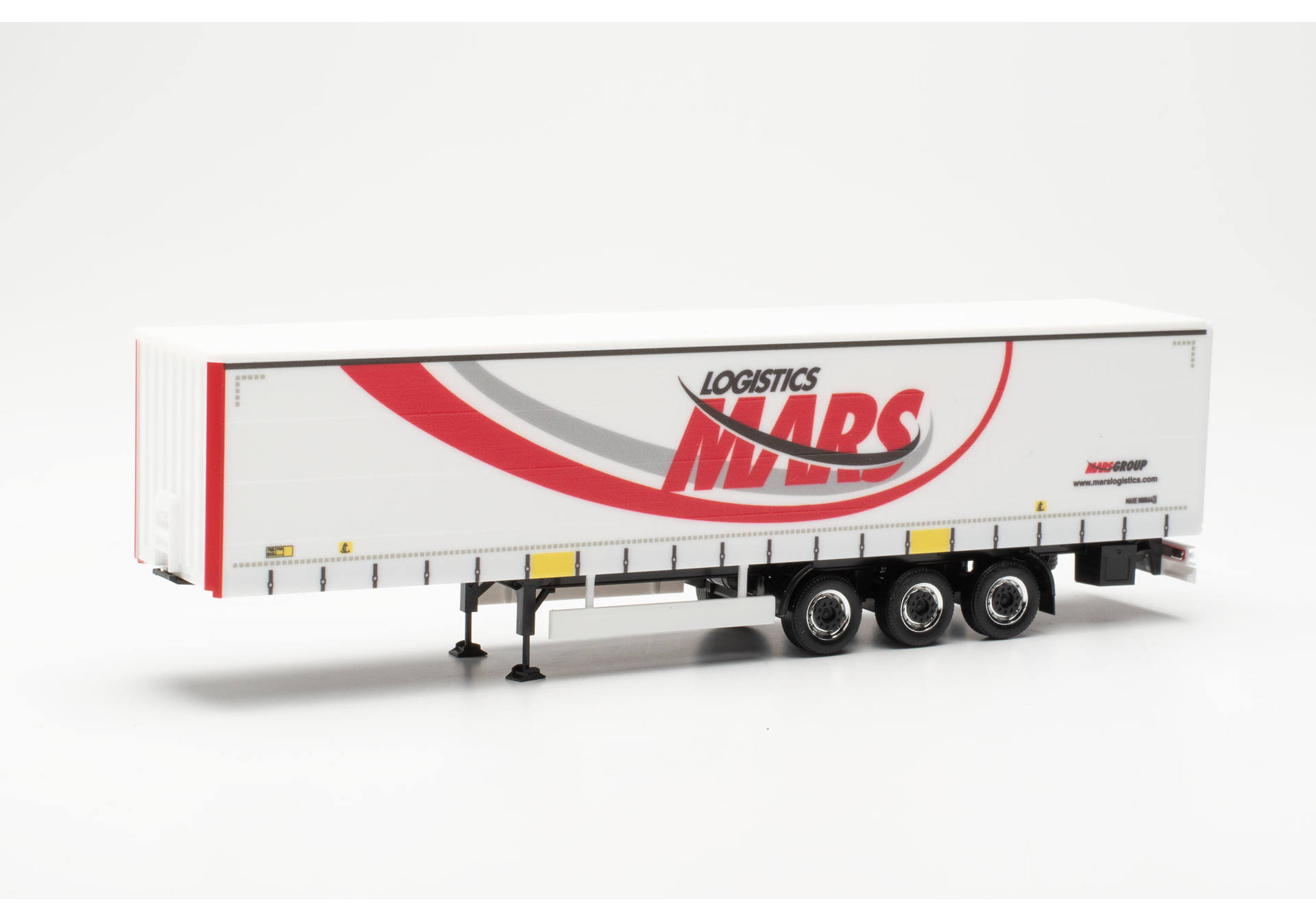 curtain canvas trailer "Mars Logistics" (Italy)