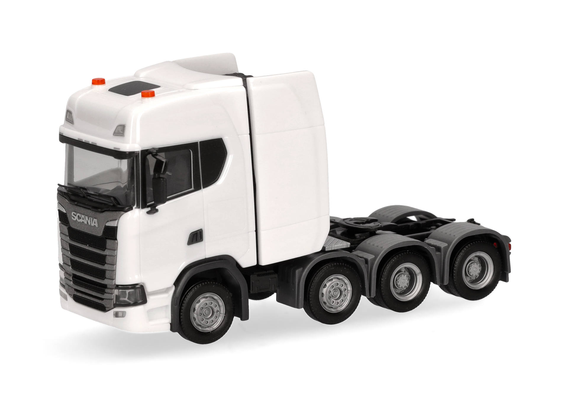 Scania CS20 high roof heavy-duty tractor 4axles (8x4), white