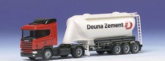 Scania 124 hl uddersilo saddle train 2a/3a