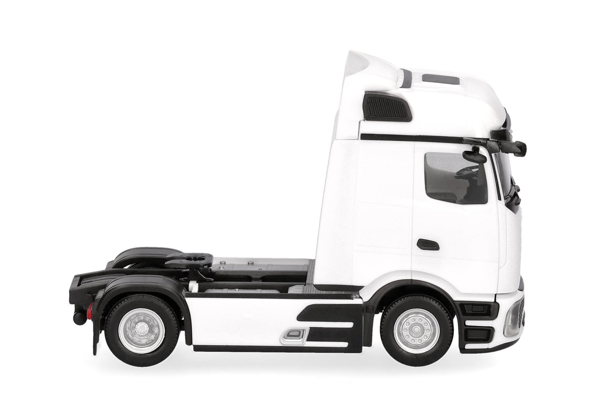 truck tractor, semi truck, cab, white truck, trailerless tractor
