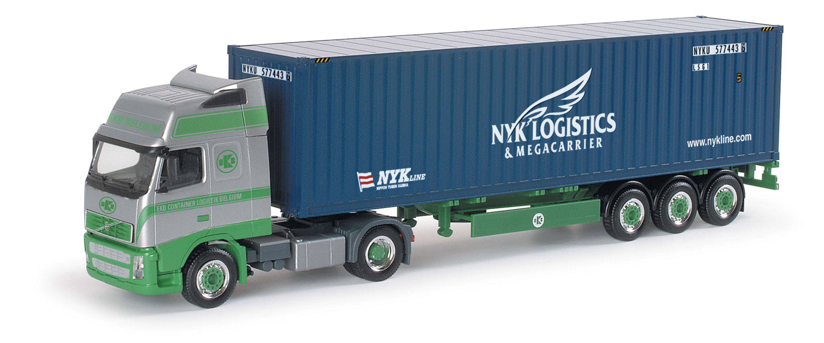 Volvo GL container semitrailer "EKB Belgien"