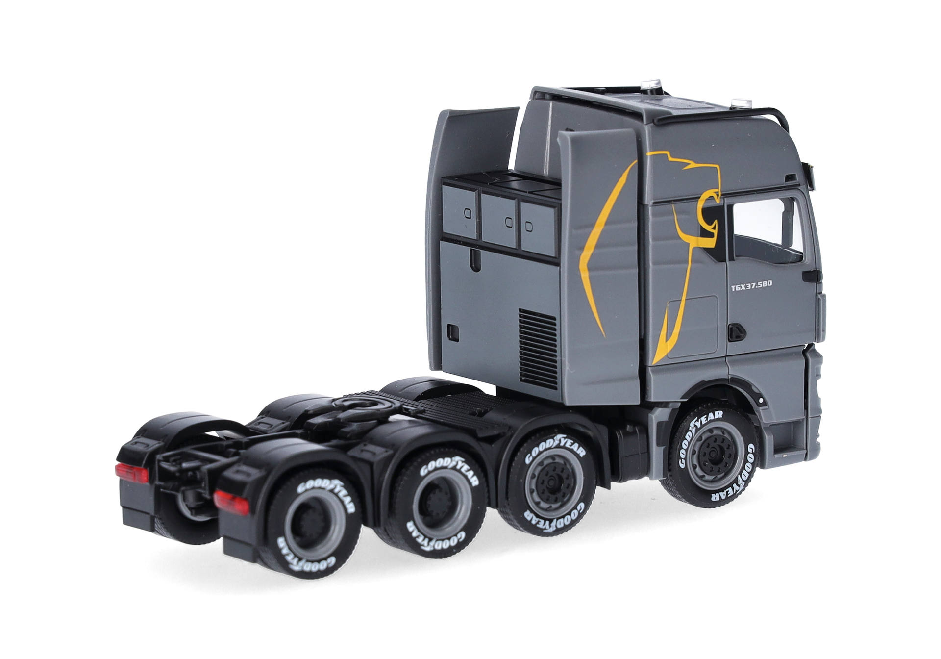 MAN TGX GX heavy-duty rigid tractor 4axles, grey