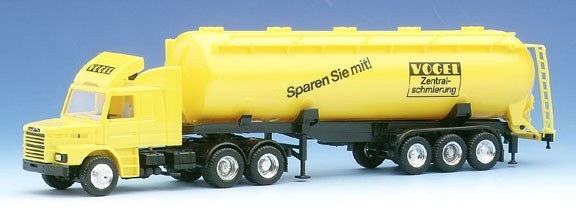 Scania Hauber 142 h tipsilo saddle train 2a/3a