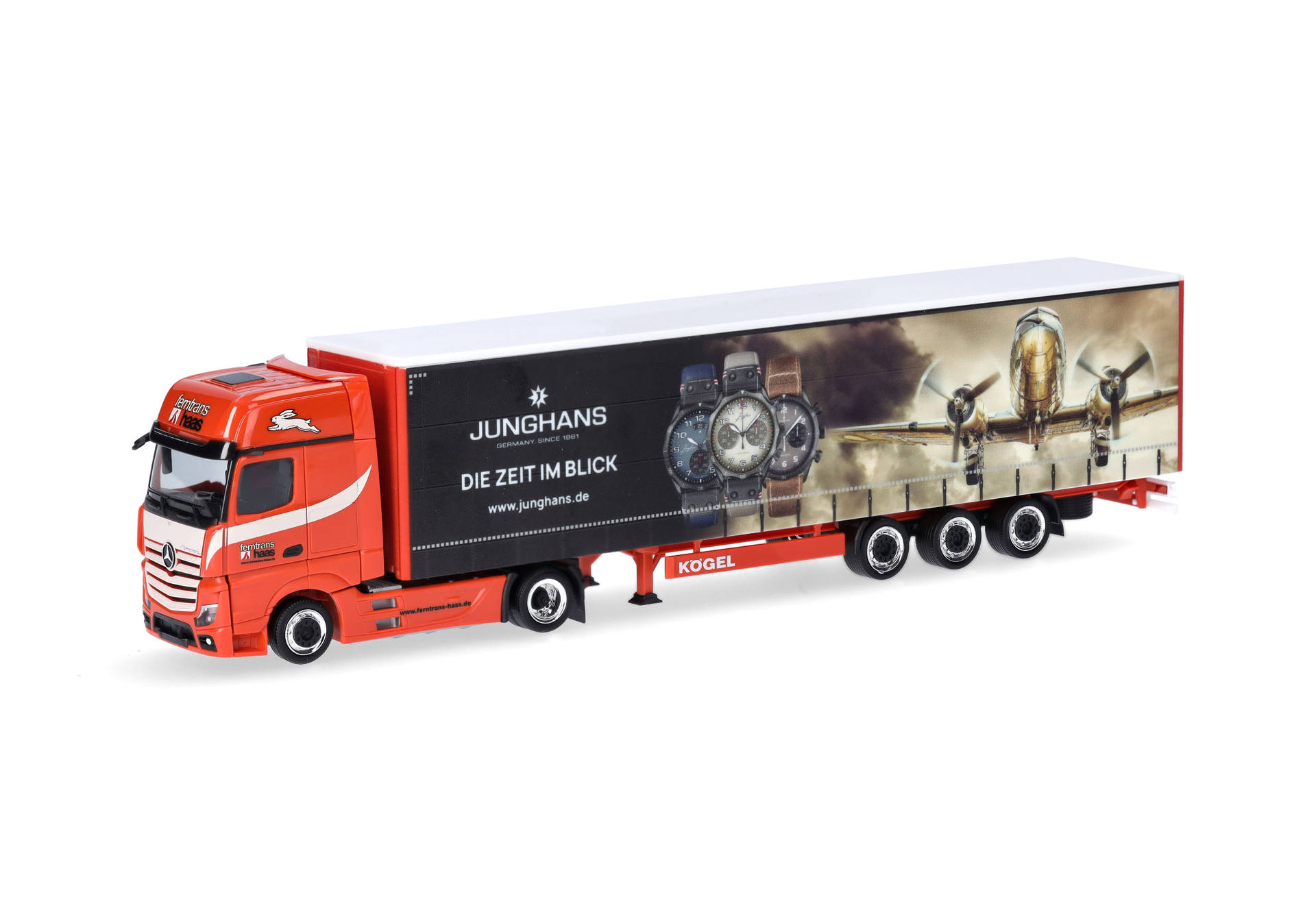 Mercedes-Benz Actros L volume curtain canvas semitrailer "Haas/Junghans"