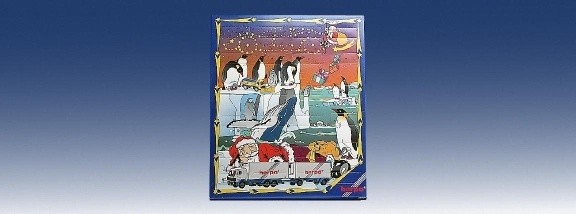 Advent calendar 1994 filled with 24 car models