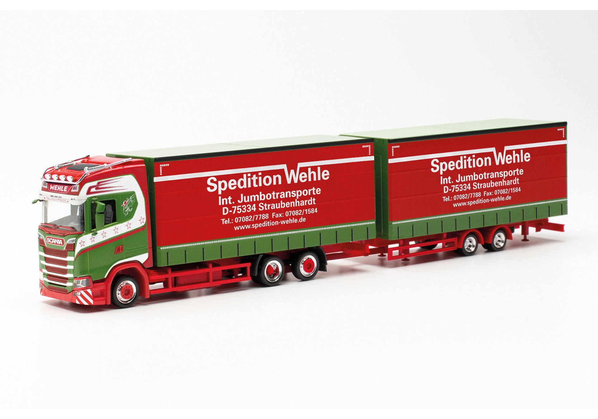 Scania CS 20 HD Volumen-Hängerzug "Spedition Wehle" (Baden-Württemberg/Straubenhardt)