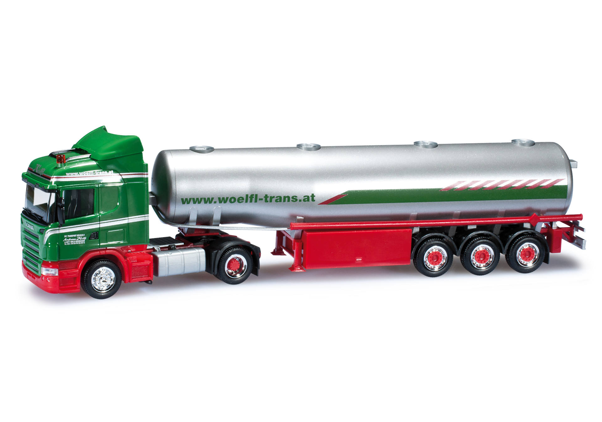 Scania fuel tank semitrailer "Woelfl"