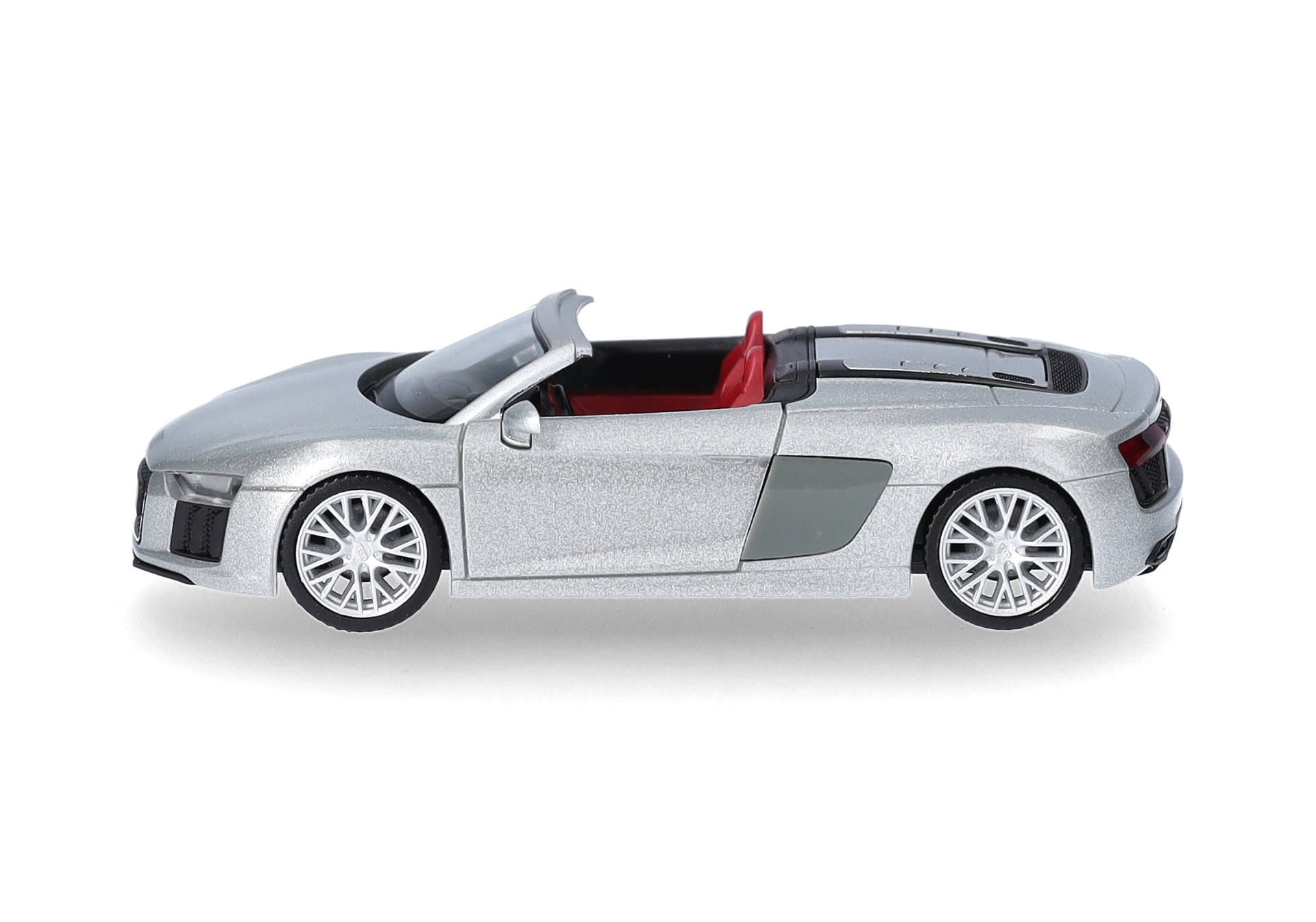 convertible, silver, car, model, toy