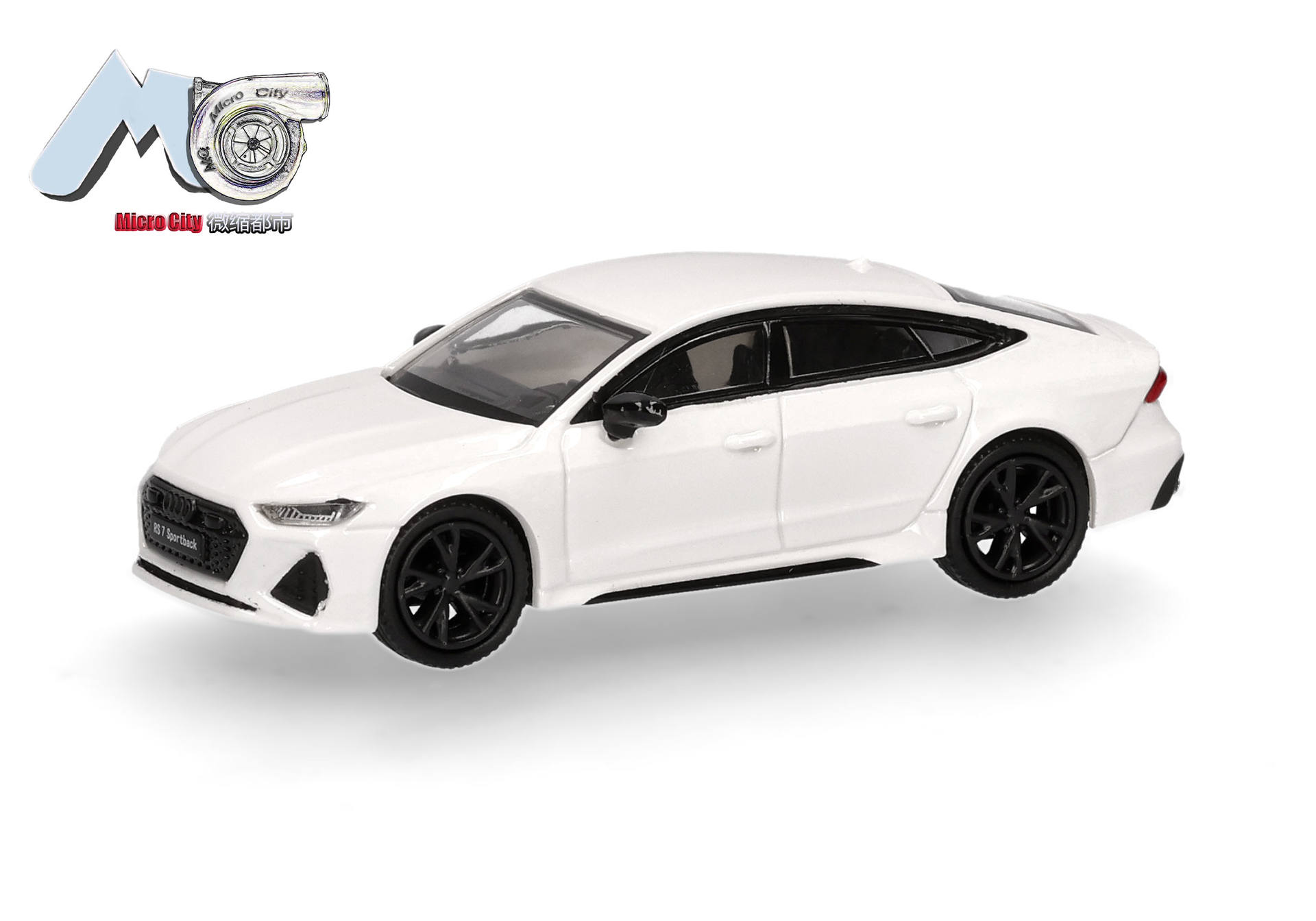 MicroCity: Audi RS7, weiß