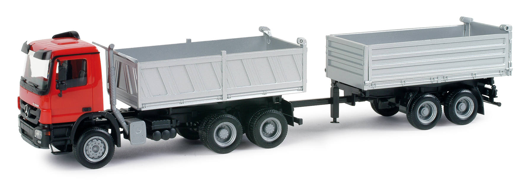 Mercedes-Benz Actros S tandem-axle dump trailer