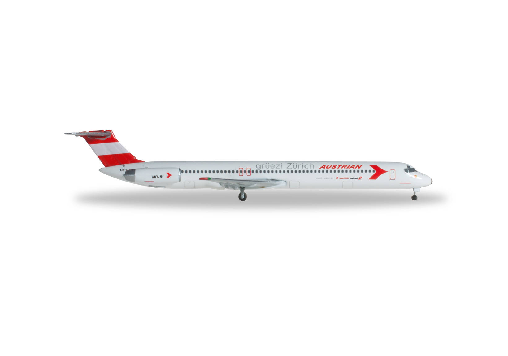 Austrian Airlines McDonnell Douglas MD-81 "Grüezi Zürich"