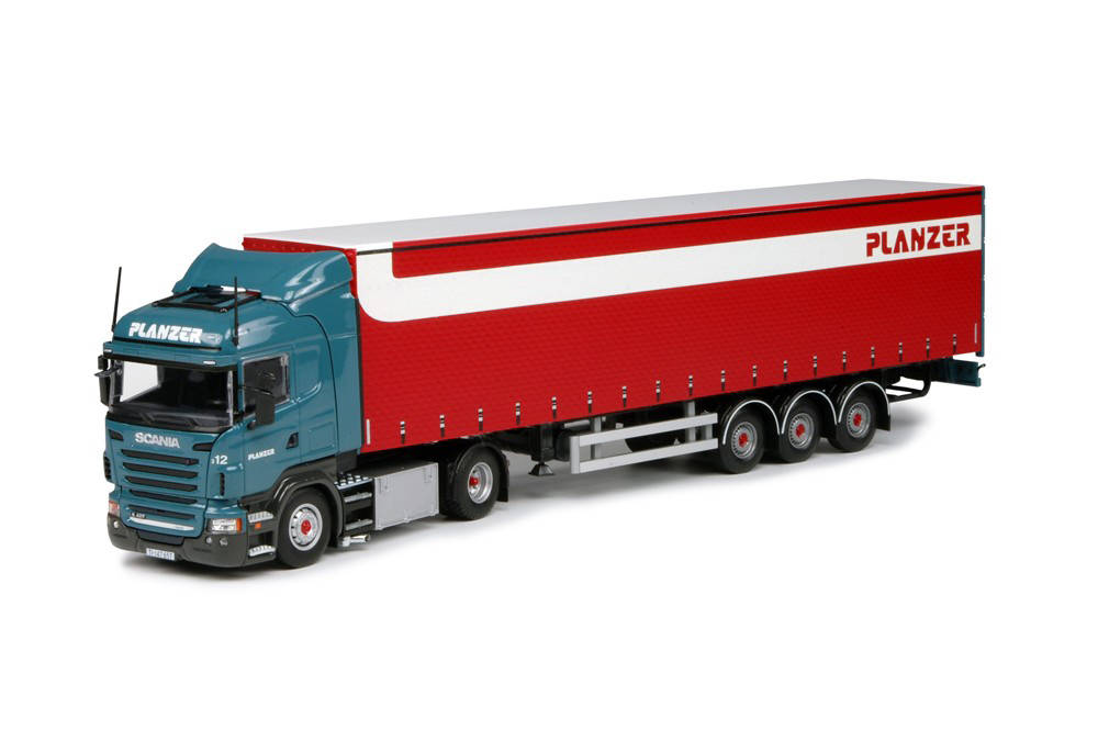 Scania R HL curtain canvas semitrailer "Planzer"