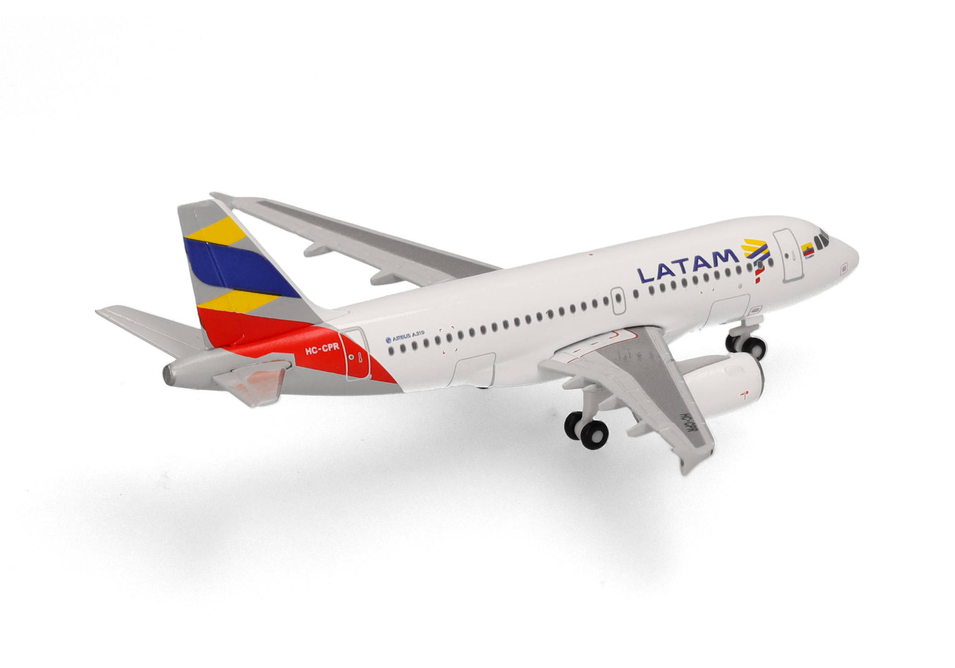 LATAM Airlines Ecuador Airbus A319 - Ecuador Flag livery - HC-CPR