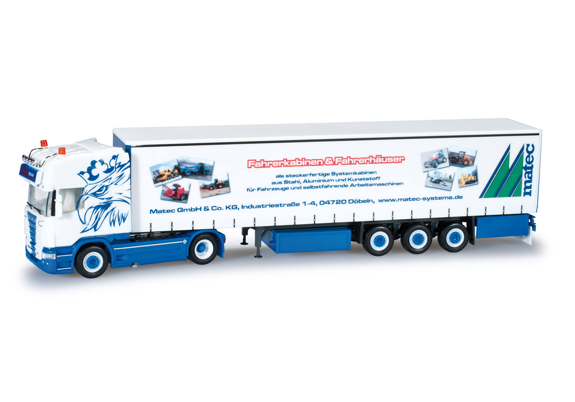 Scania R TL curtain canvas semtrailer "Waldautrans"