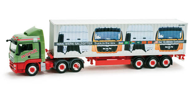 MAN TGS LX Container-Sattelzug "Wandt-Truck in the box"