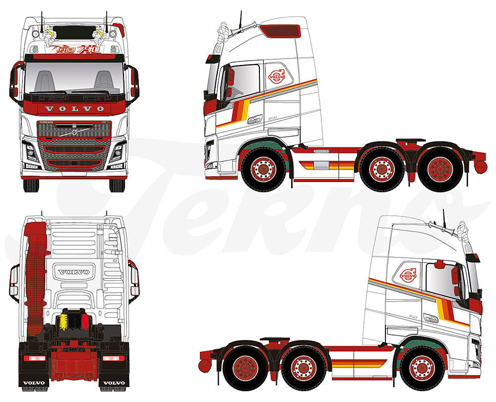 TBP Volvo FH Gl. XL 4x2 rigid tractor