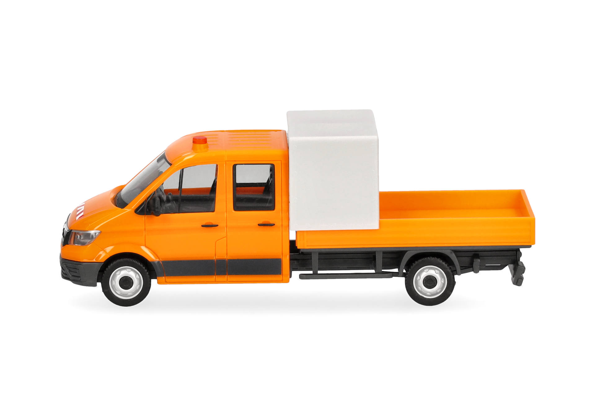 orange, truck, pickup, toy, flatbed