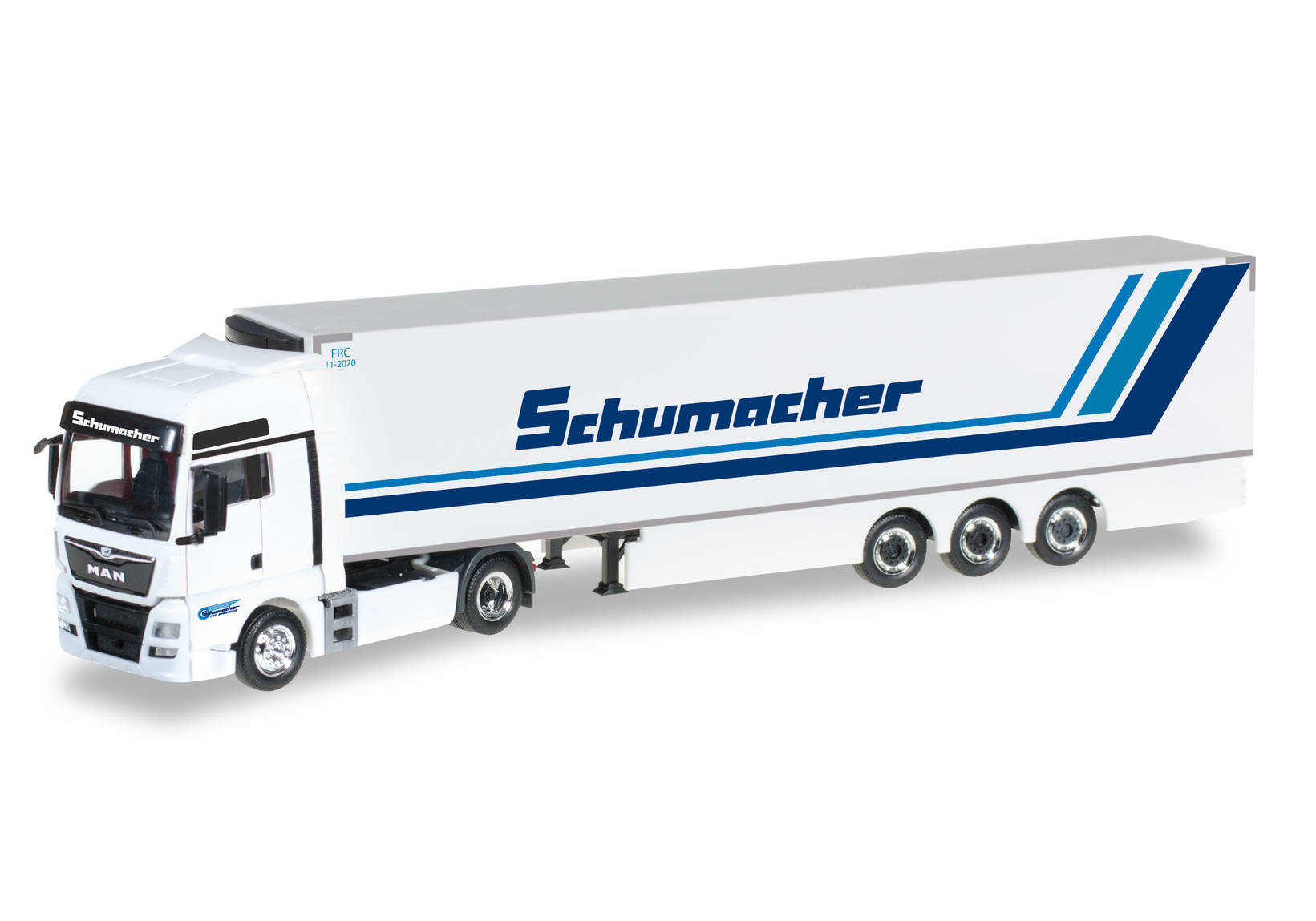 herpa man tgx xxl euro6 kühlkoffer sattelzug spedition schumacher 306263