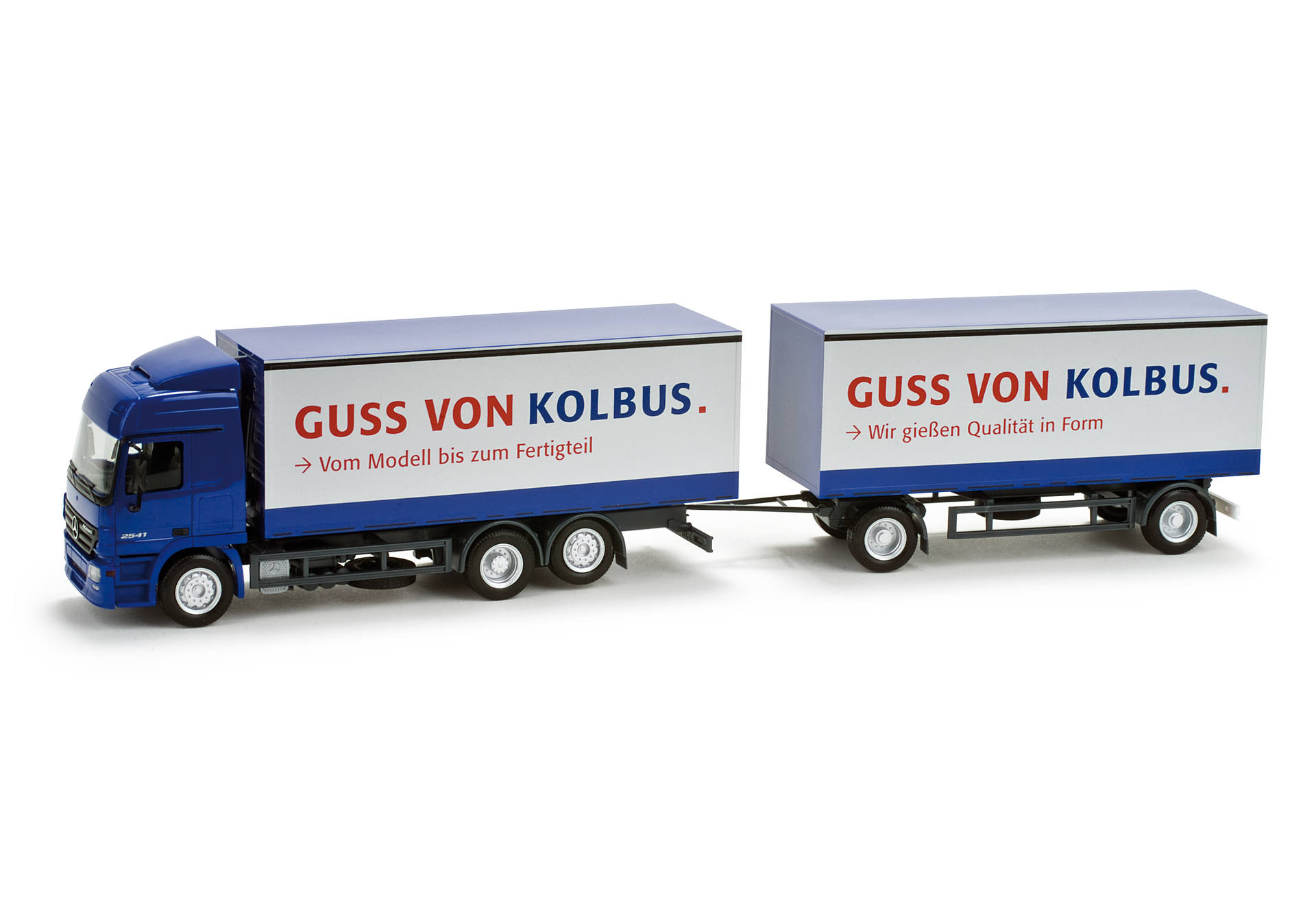 Mercedes-Benz Actros L box trailer "Kolbus"