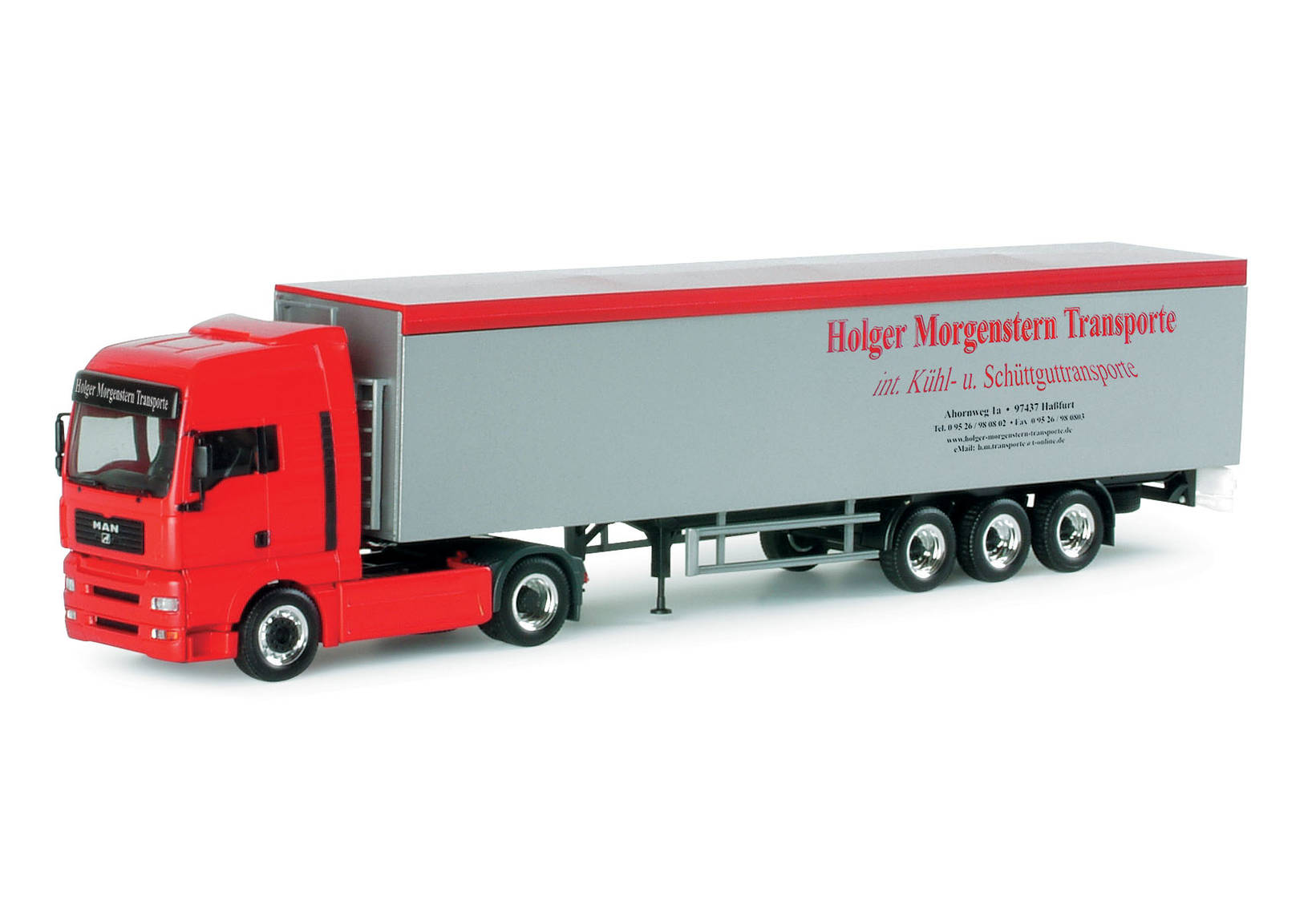 MAN TGA XXL walking floor semitrailer "Morgenstern"
