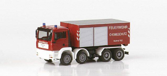 MAN TGA M roll-off container truck 3a "FW Chemieschutz"