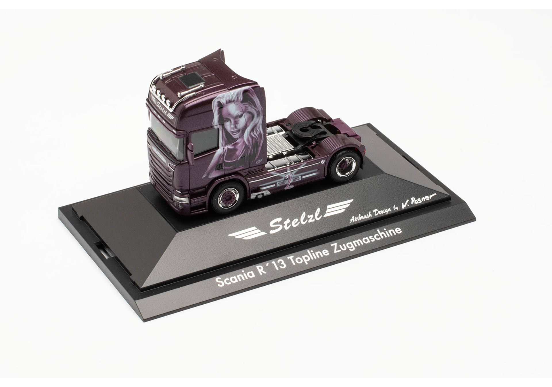 Herpa 082433 Telaio Trattore Scania R Avanzamento 3 Assi - Foto 3