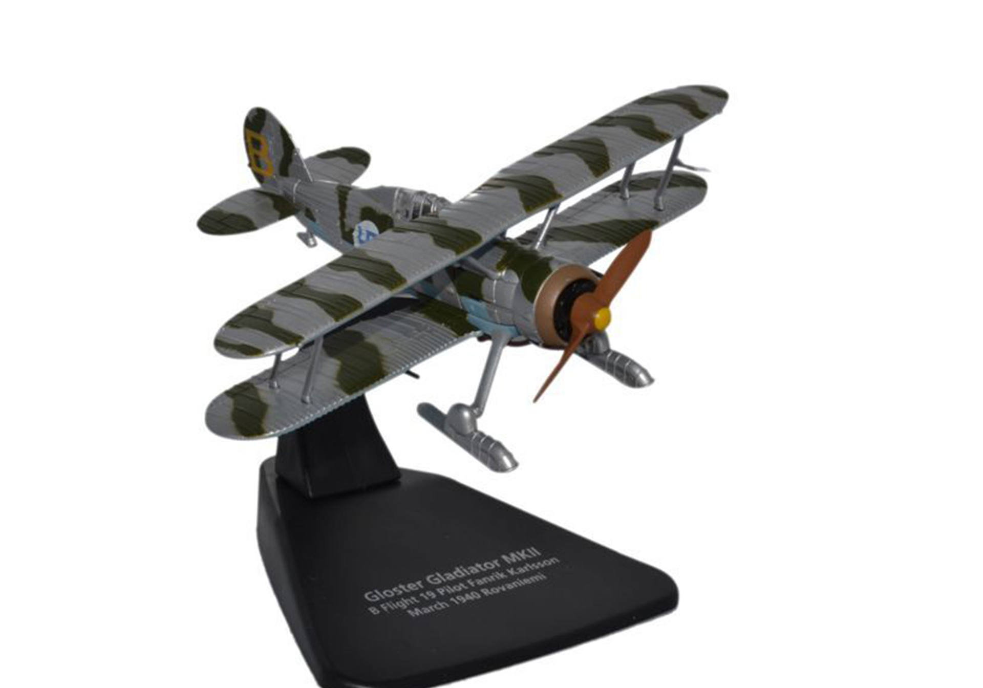 Finnish Air Force Gloster Gladiator with Skis Fl 19 Fanrik Karlsson, Rovaniemi 1940
